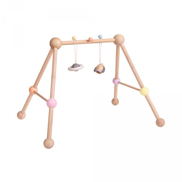 Plan Toys Baby Gymnastikcenter Weltall Holz pastell