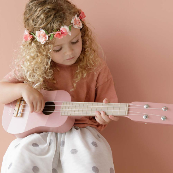 Little Dutch Kinder Gitarre rosa