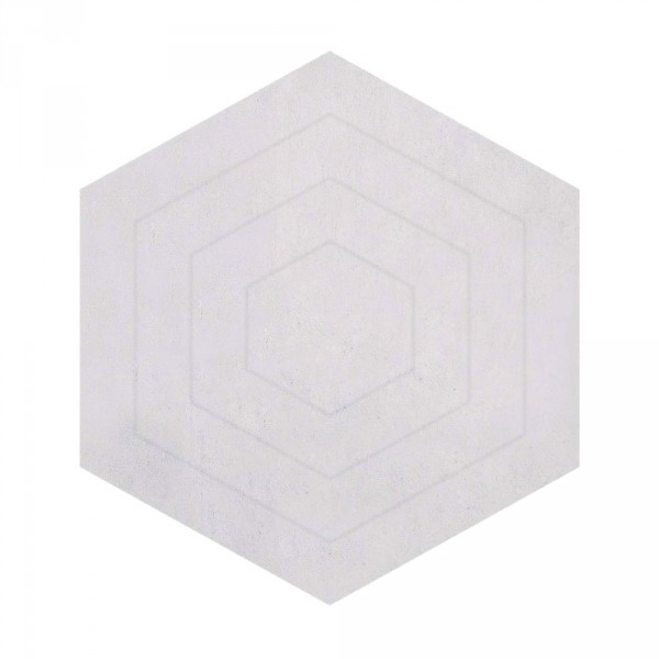 Lilipinso Teppich Hexagon graublau