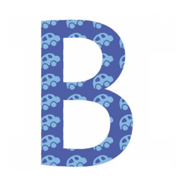 Lilipinso Sticker blau Buchstabe b