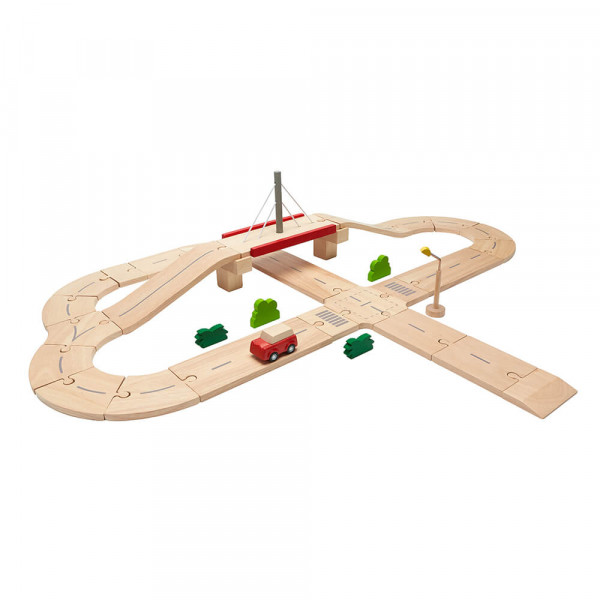 Plan Toys Straßensystem Holz
