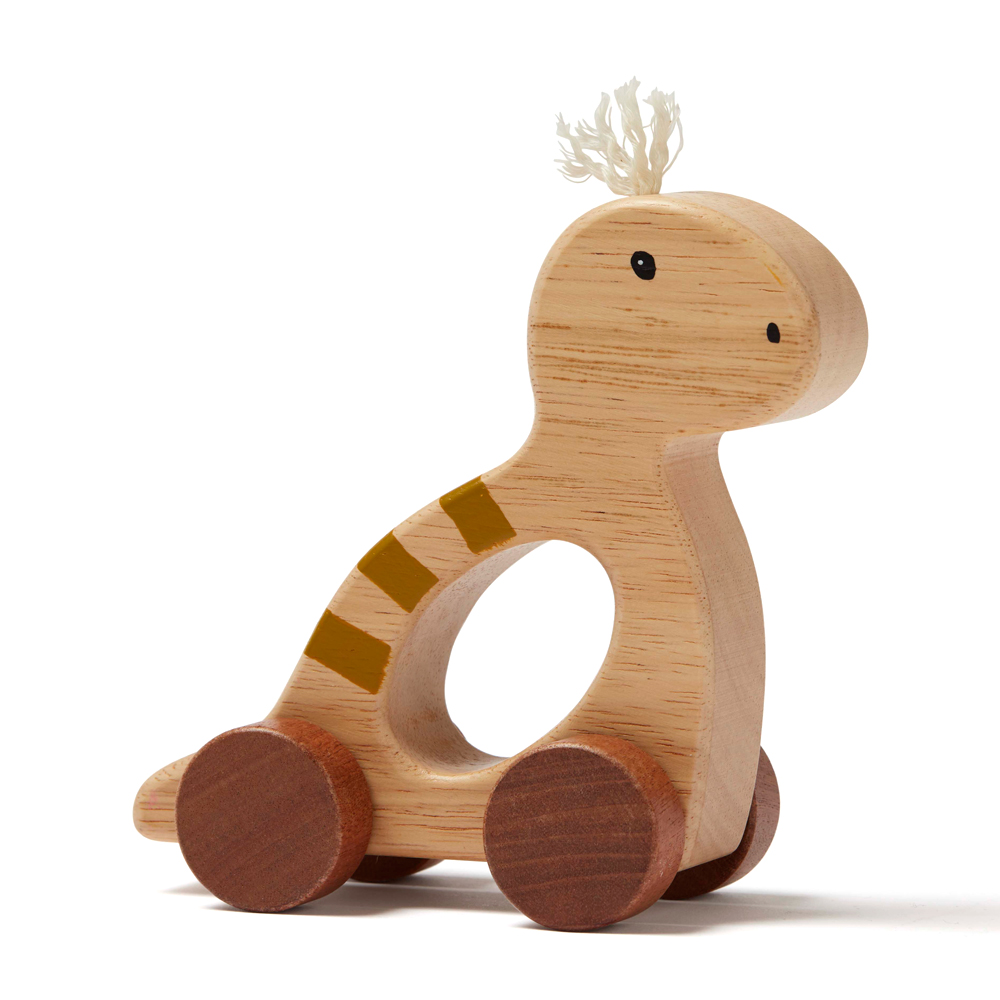 Kids Concept Baby Spielzeug Schiebefigur Dino Holz Natur Bei Kinder Raume