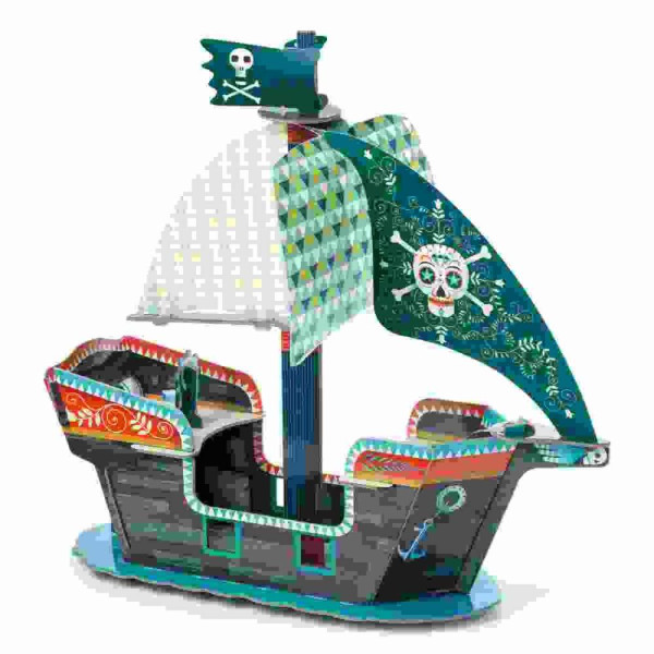 Djeco Kinder Spielzeug Piratenschiff