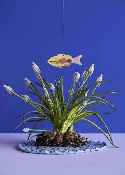 Studio ROOF Ornament, Bastel-Set, 3D Wandobjekt - Fisch