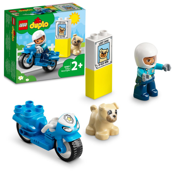 LEGO Duplo 10967 - Polizeimotorrad, Spielzeug für Kinder