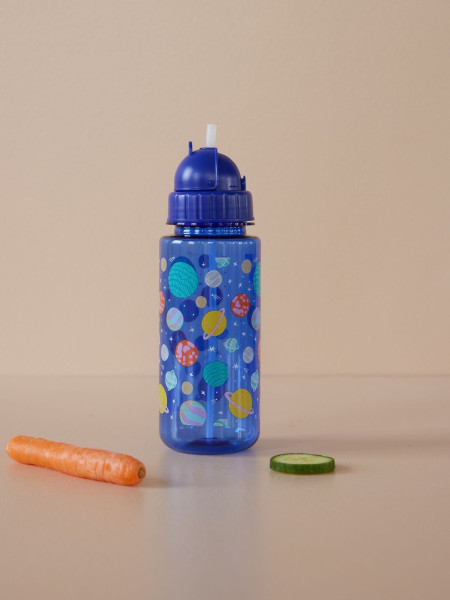 RICE Trinkflasche Kinder - Galaxy Print, 450 ml, kunststoff