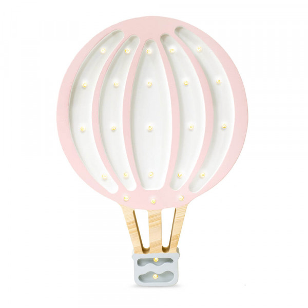 little lights Led Deko Kinderlampe Heissluftballon rosa
