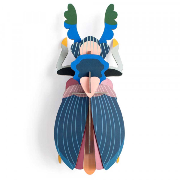 studio ROOF 3D japanischer Käfer blau Pappe