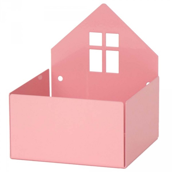 Roommate Wandregal Haus rosa