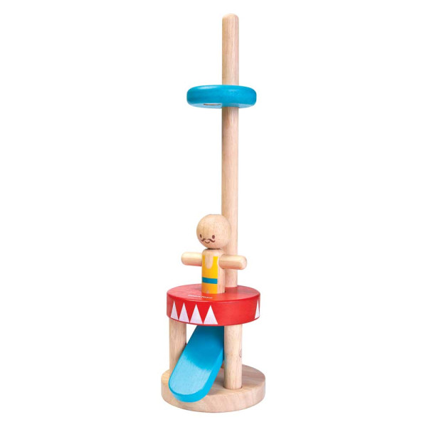 Plan Toys Spielzeug Springender Akrobat Holz