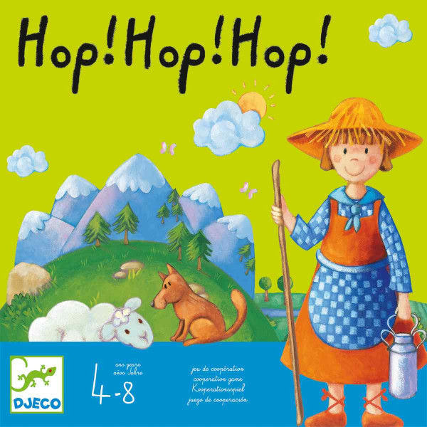 Djeco Brettspiele, Kooperationsspiel - Hop! Hop! Hop!