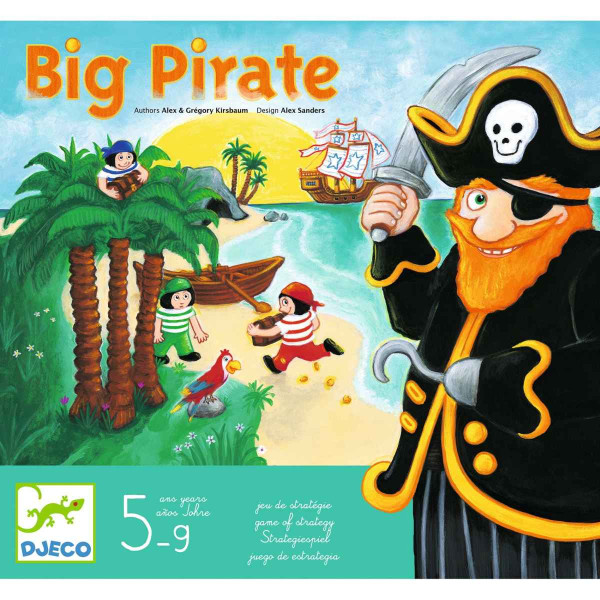 Djeco Brettspiele, Strategiespiel - Big pirate