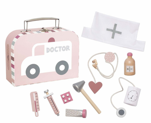 Jabadabado Kinderspielzeug, Doctor Set, Spielset - Arztkoffer