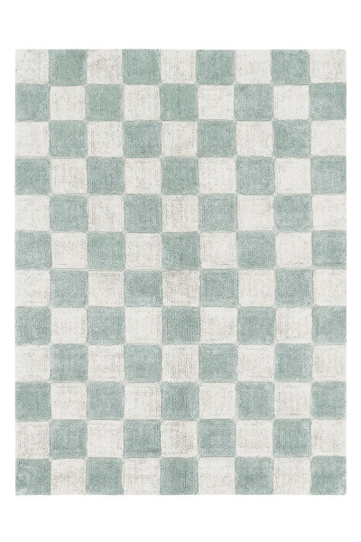 Lorena Canals Waschbarer Teppich in der Küche - Tiles, Dark grey 