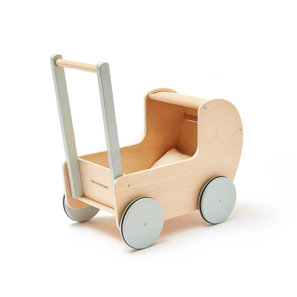 Kids Concept Puppenwagen Holz natur