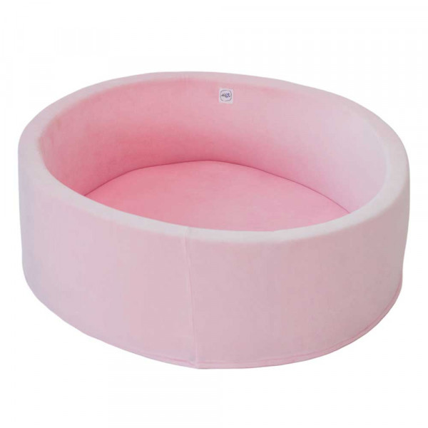 Minibe Bällebad Samt rosa - ohne Bälle