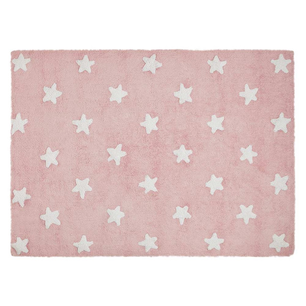 Lorena Canals Teppich Sterne pink