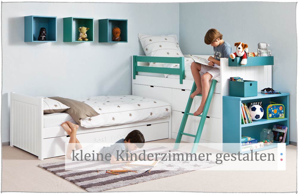 kleine Kinderzimmer einrichten und gestalten | kinder räume 