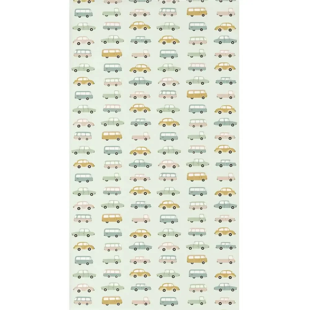 Casadeco-Kindertapete-Happy-Dreams-Autos-mint-gelb-466311_1.jpg