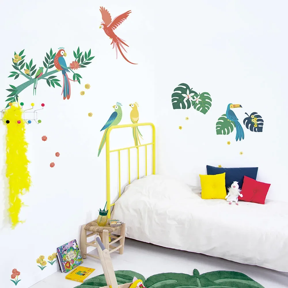 Lilipinso-Wandsticker-L-Papageien-im-Tropenparadies-bunt-455867_1.jpg