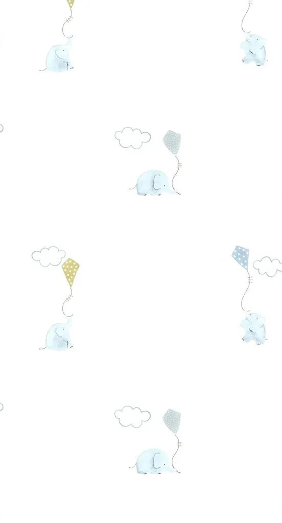 Casadeco-My-Little-World-Tapete-Elefanten-blau-grau-lime-466136_1.jpg
