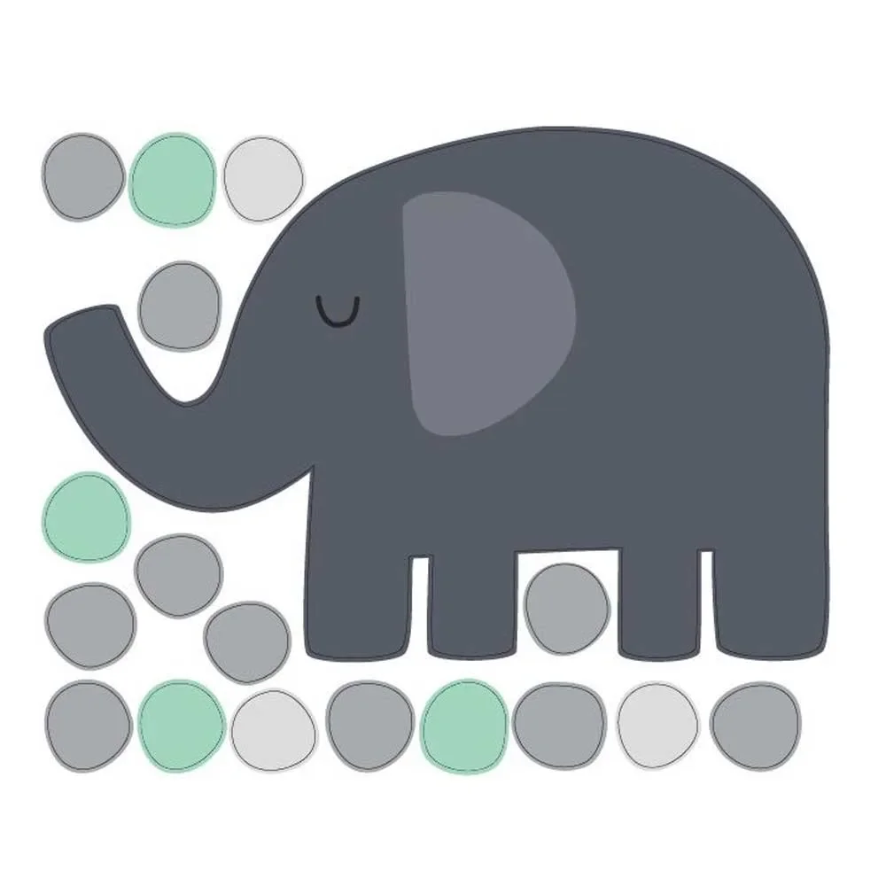 tresxics-Wandsticker-Elefant-und-Punkte-mint-463192_1.jpg