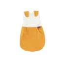Träumeland Liebmich Baby Schlafsack, Schlummersack, Innenschlafsack - Fische Gold, Grösse: 62/68