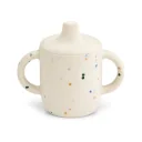 Liewood Trinklerntasse - Neil Sippy, 150 ml, Silikon, Farbe: Splash dots / Sea shell