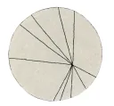 Lorena Canals Waschbarer Teppich - Trace Beige, 160 cm
