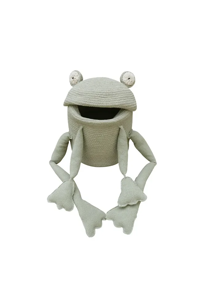 Lorena Canals Aufbewahrungskorb kinder, Spielzeugkorb - Fred the Frog