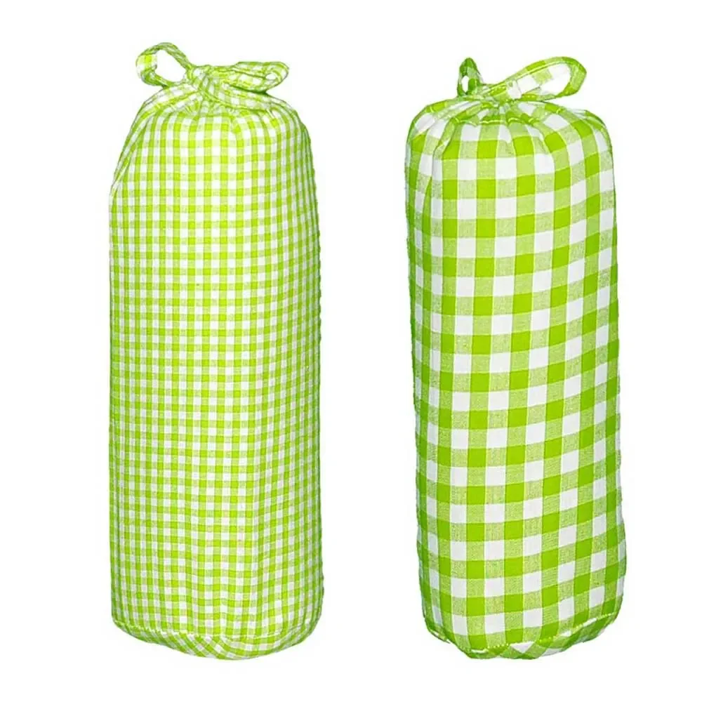 Taftan Spannbettlaken 70 x 140 vichy & karo limone, karogrösse: 7 mm