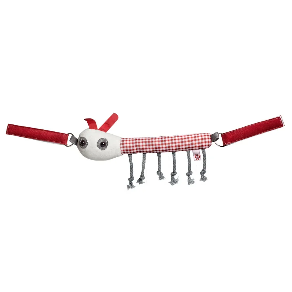 Esthex Kinderwagenkette Raupe Rupert rot