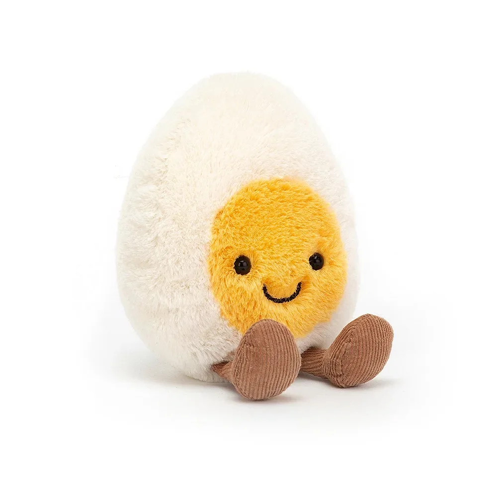 Jellycat Kuscheltier, Plüschtier, Stofftier - Amuseable Happy Boiled Egg, 14x8 cm