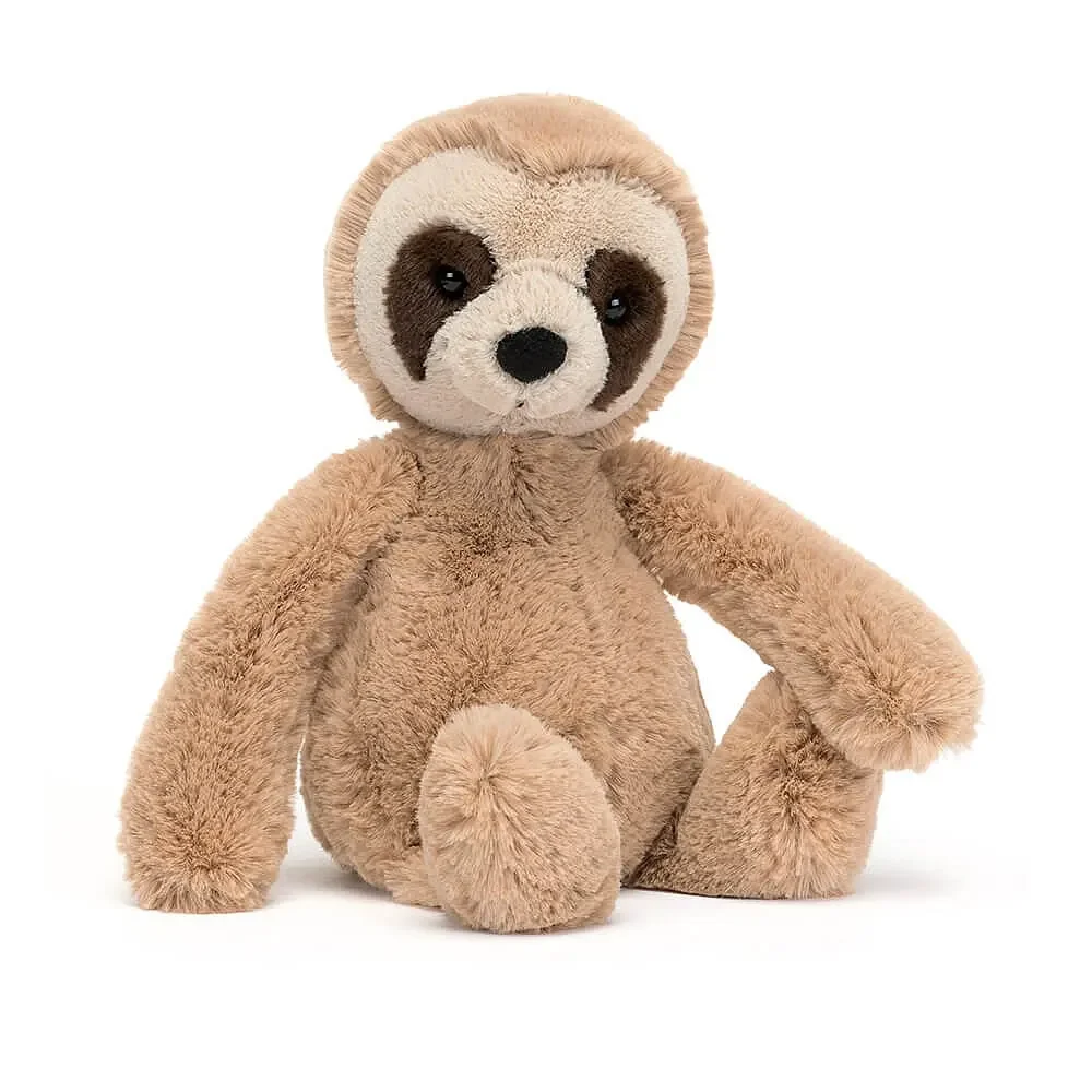 Jellycat Kuscheltier, Plüschtier, Stofftier - Bashful Sloth, 28 x 12 cm