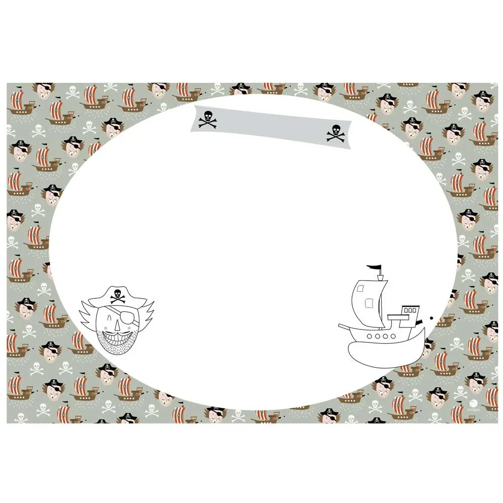 Ava & Yves Tischset / Schreibunterlage Pirat