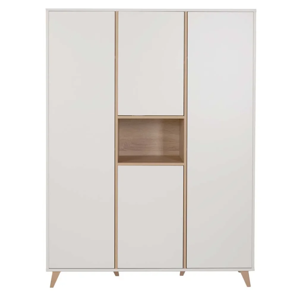 Quax Loft 3 türiger Schrank weiss