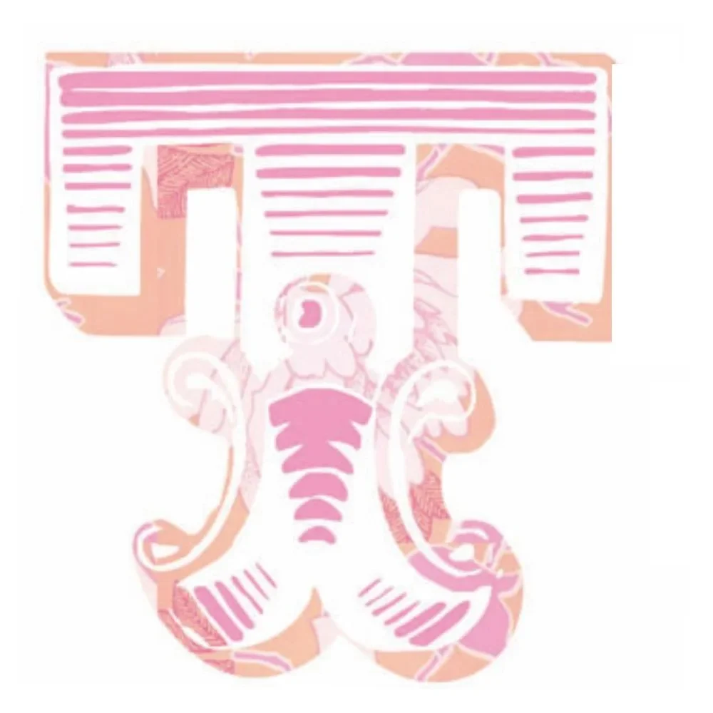 Lilipinso Sticker rosa Buchstabe t