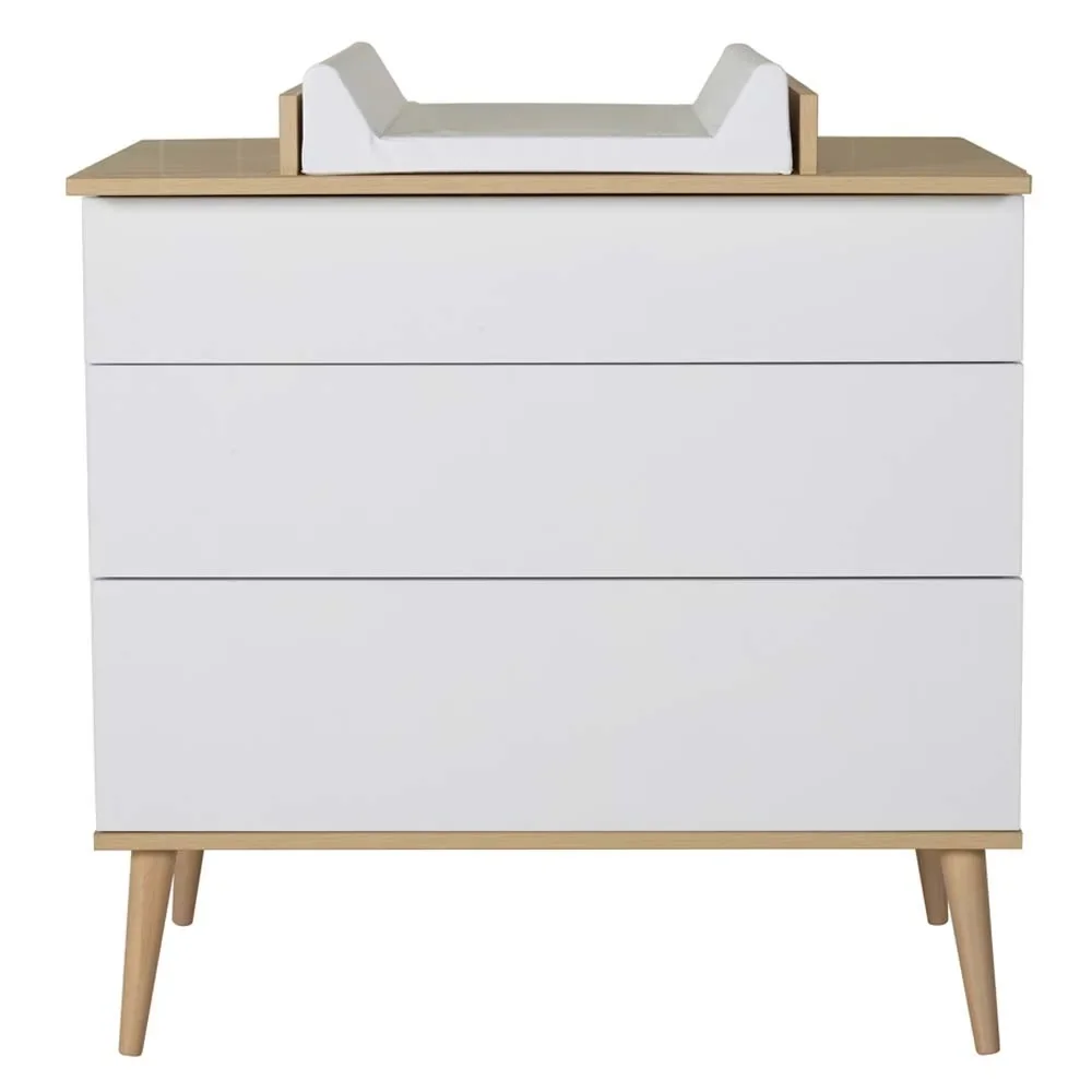 Quax Wickelaufsatz für Kommode Flow weiss