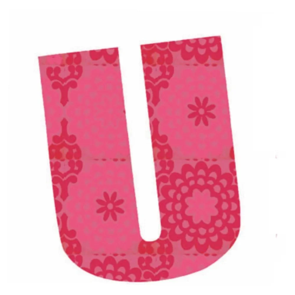 Lilipinso Sticker rosa Buchstabe u