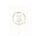 Lilipinso Poster Kleiner Koala creme grün grau