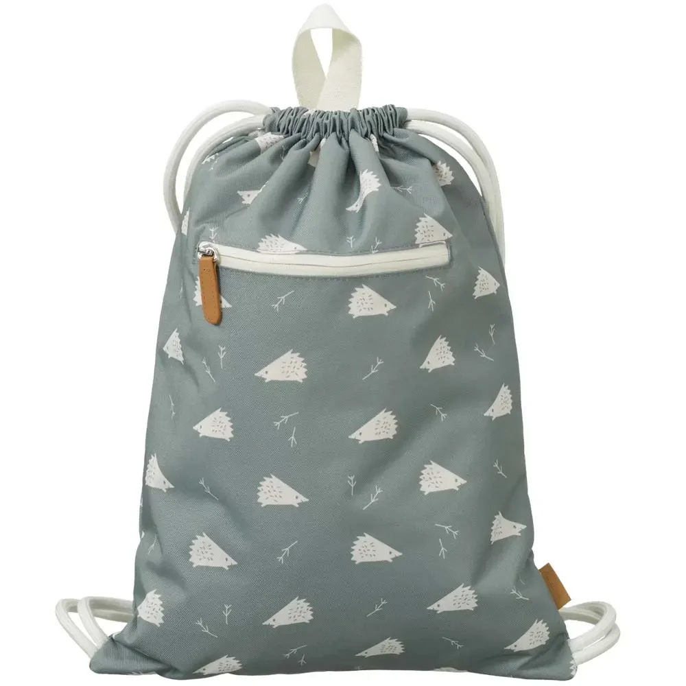 Fresk Beutel Igel blau grau