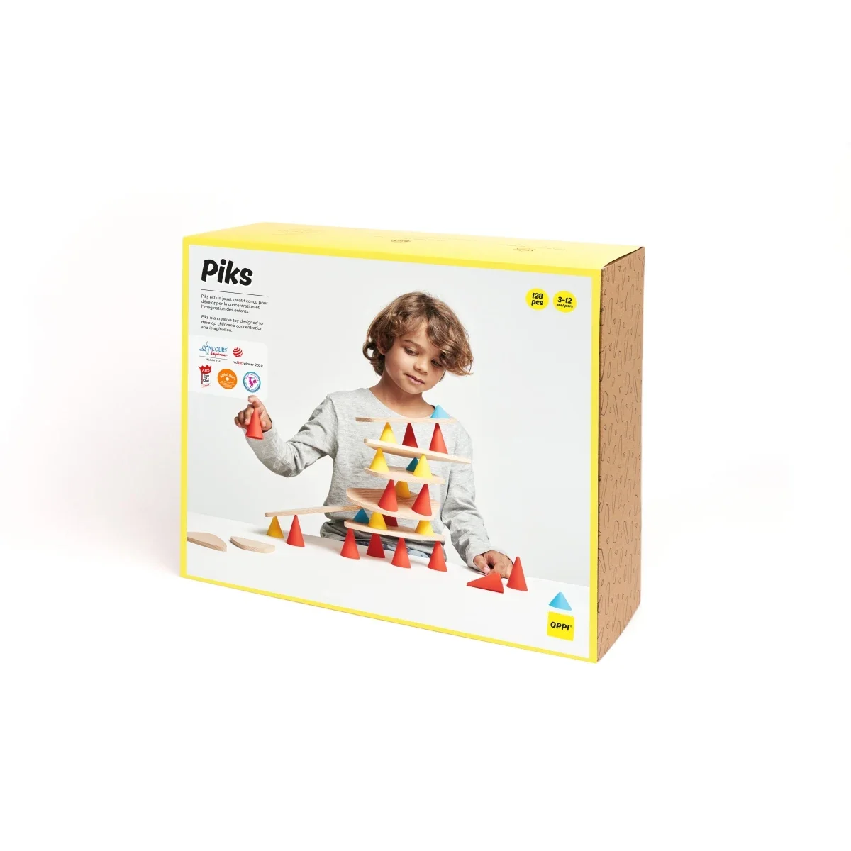 Oppi Sinnesspiel - Piks Education Kit - Set 128 Teile