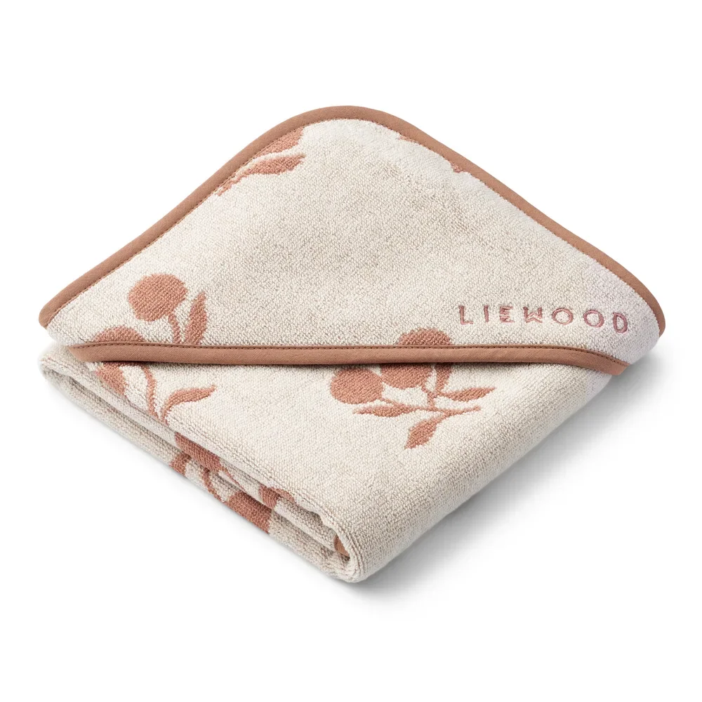 Liewood Baby Kapuzenhandtuch, Babyhandtuch mit Kapuze - Alba, Bio-Baumwolle, Gestreift & Extra Saugfähig