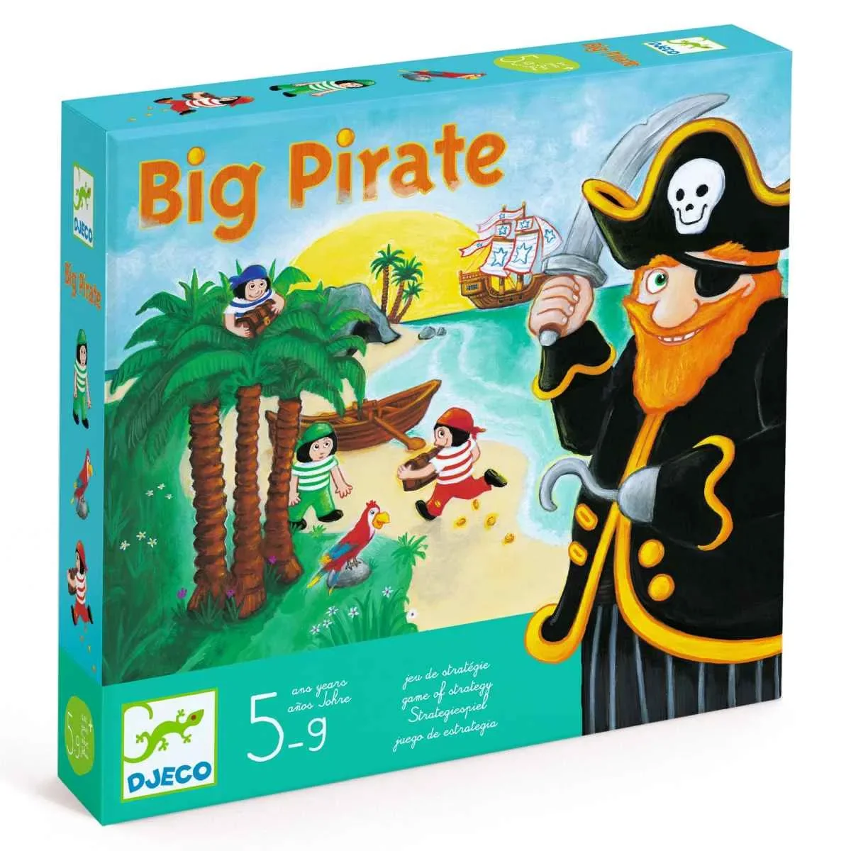 Djeco Brettspiele, Strategiespiel - Big pirate