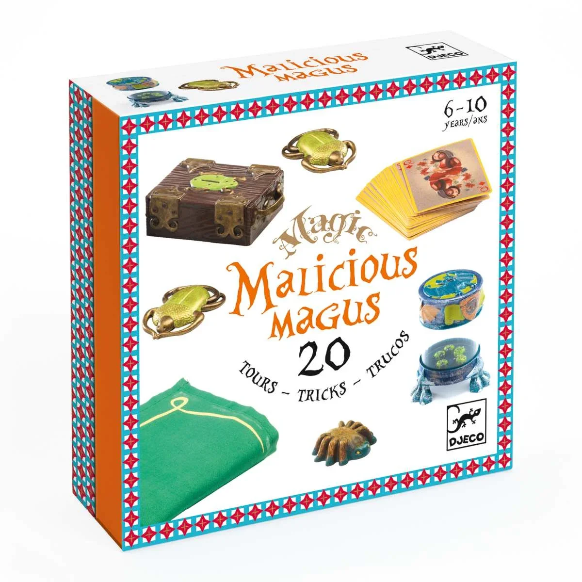 Djeco Brettspiele, Zauberkasten, Zauberset - Zaubertricks: Malicious - 20 tricks