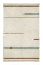 Lorena Canals Waschbarer Teppich - Lanes Vintage Blue, Größe: 90 x 130 cm