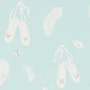 Little Sanderson Abracazoo Tapete Ballettschuhe hellblau aqua