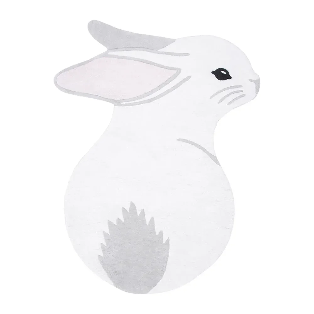 Lilipinso Teppich Hase weiß