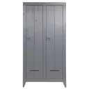 WOOOD Kluis Spind Schrank stahlgrau