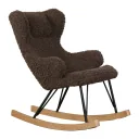 Quax Schaukelstuhl, Sessel zum Stillen - De Luxe, Farbe: Bison
